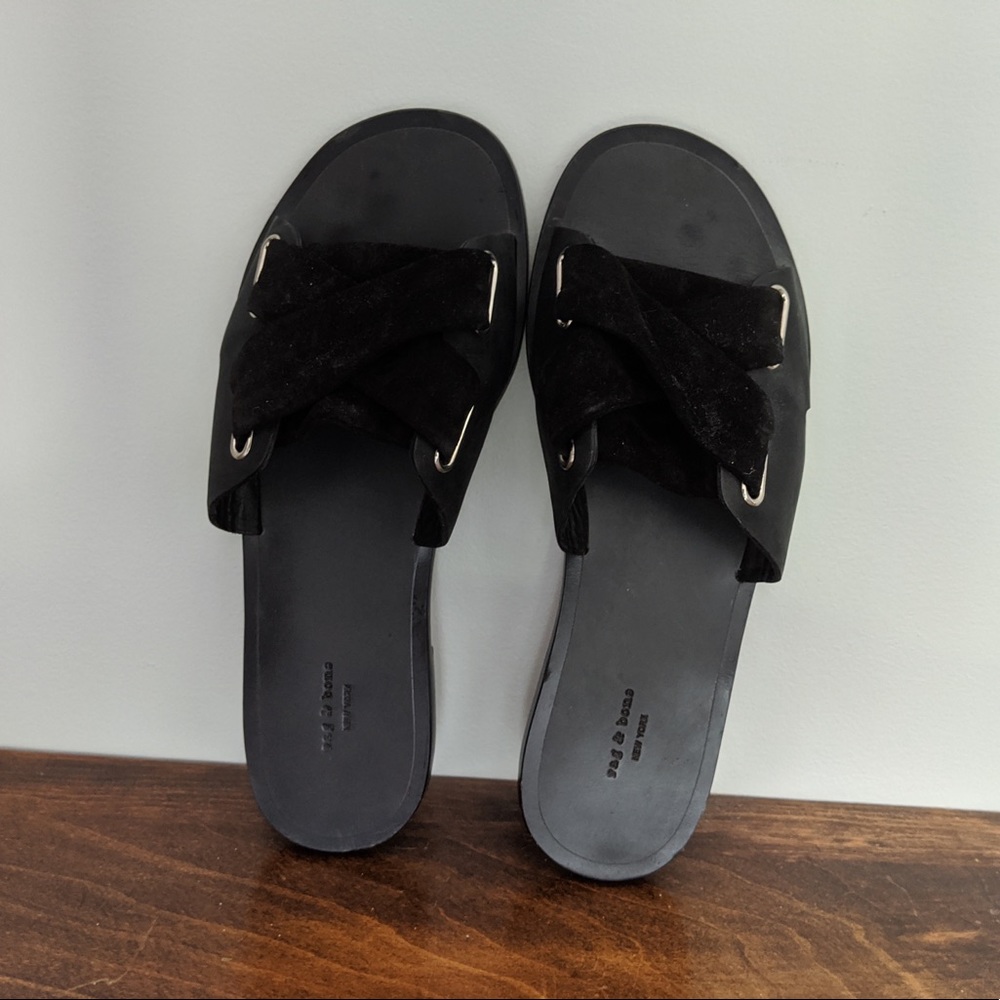 Rag & Bone Nora Suede Slide